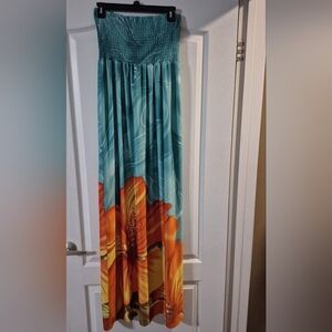 Vibrant Floral Maxi Skirt